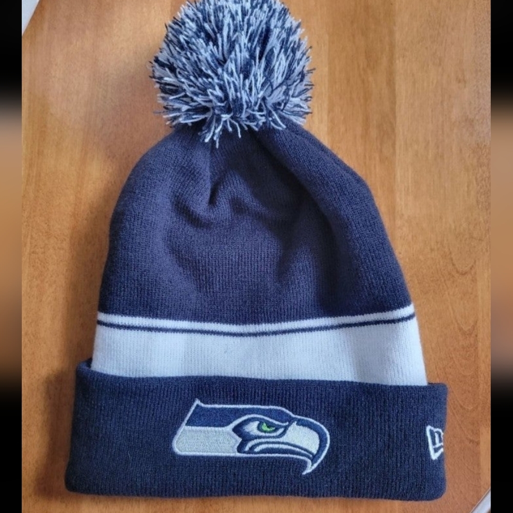 Seahawks Pom Beanie
